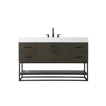 Caroline Bathroom Vanity Mocha Brown by Lighting Design – Wood, Mocha Brown, Model 5608114