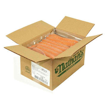 Nathans Famous 5/1 Skinless Beef Frank by Nathan's – 6.75 inch, Pack of 50