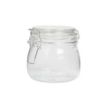 Apothecary Jar by American Metalcraft – 1 Count (Pack of 1), 16.0 fluid_ounces, Glass, Clear, Model HMJ4