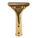 Golden Clip Brass Squeegee Handle by UNGER – 12", Bamboo, Gold, Model GS00