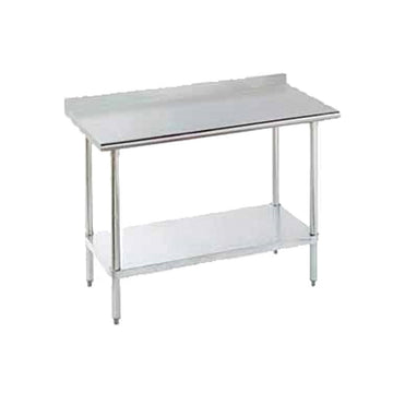24" x 24" Work Table by Advance Tabco – Steel, Silver, Model SFLAG-242