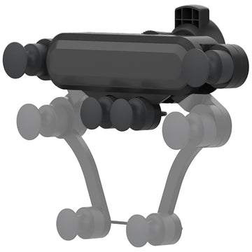 Bungee Auto-Retractable Gravity Vent Mount by Premier Accessory Group – Plastic, Black, Model PGRAV03
