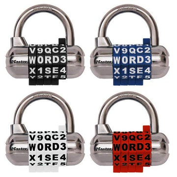 Combination Padlock Only (no Key is Included) (Pack of 24 pcs) by Master Lock – Alloy Steel, Pack of 24, Model 1534D
