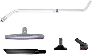 ProTeam 107100 5-Piece Xover Multi-Surface Vacuum Tool Kit with 14" Floor Tool and Telescoping Wand, 1-1/2-inch Vacuum Attachment Tool Kit for Commercial Low Pile Carpets and Hard Floors
