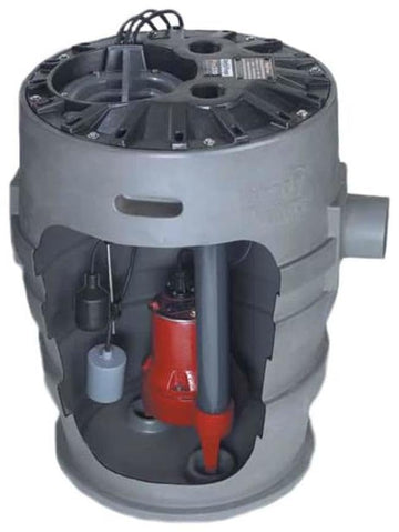 Liberty Pre-Assembled Simplex Sewage Systems by Liberty Pumps – No Finish, Model P372XLE51