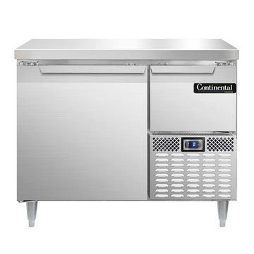 DLFA43-SS Designer Line Freezer Base Worktop Unit by Continental Refrigerator – Commercial Grade