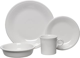 Fiesta 16-Piece, Service for 4 Dinnerware Set, White