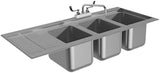 Advance Tabco DBS-43R 48-5/16"W Drop-In Bar Sink