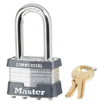 Keyed Padlock by Master Lock – Silver, Model 1LFWBLK