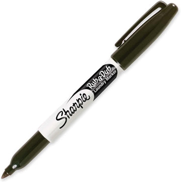 Rub-a-Dub Permanent Marker by Sharpie – 1 Count (Pack of 1), Plastic/Metal Body, Felt/Fiber Tip, Black, Model FBA_31101PP