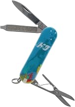 Scipio Multi-Tool Pocket Knife Item SHDA07 - Multi-Function Mini Folding Knife Novelty Keychain Ocean Theme - Tiny Multi Tool Pendant 1.25-Inch Blade
