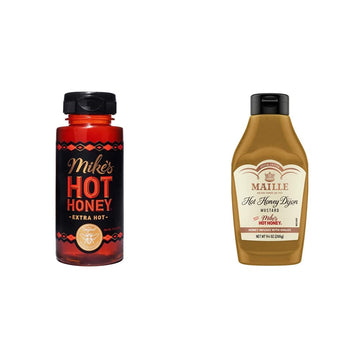 Extra Hot and Maille Combo Pack by Mike's Hot Honey – 10 ounces