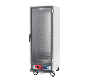 C5 1 Series Full-height Heated Proofing W/ Lip Load Slides by METRO – Aluminum, Model C519-PFC-L