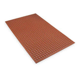 T18 Superflow Lightweight Anti-Fatigue Workstation Mat by Notrax – 3' Width x 5' Length, Rubber, Red, Model T18S0035RD