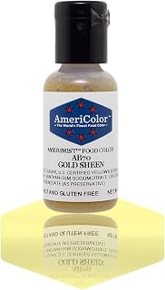 AmeriColor Amerimist Airbrush Color .65 Ounce, Gold Metallic Sheen