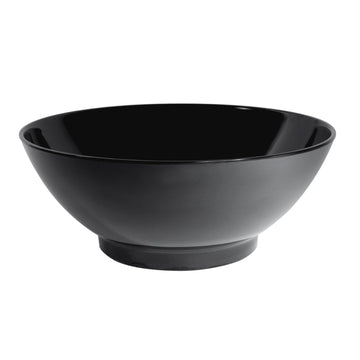 Black 9 Quart Bowl - 3 / CS by Elite Global Solutions – 9 quarts, Melamine, Black, Pack of 3, Model M14R5-B