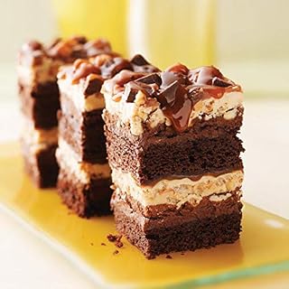 SWEET STREET DESSERTS Sweet Street Chocolate Peanut Butter Stack Dessert Bar 2.63 lb (8 Slices) Pack of 8