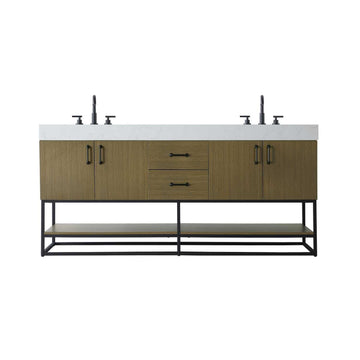 Caroline Bathroom Vanity Chestnut Brown by Lighting Design – Wood, Chestnut Brown, Model VF29272DMCB