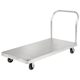 Platform Truck with Smooth Deck by Magliner – Aluminum, Gray