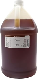 LorAnn Oils Bourbon Flavoring, Super Strength Liquid Extract, Rich Aroma, Ideal for Baking and Cooking, 1 Gallon Bulk Size for Professional Use, Enhance Desserts and Savory Dishes, USA Made