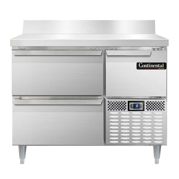 DLFA43-SS-BS-D Designer Line Freezer Base Worktop Unit by Continental Refrigerator – Model DLFA43 SS BS D