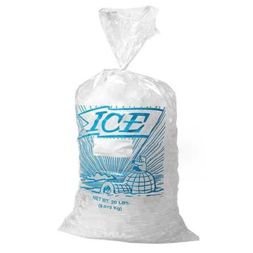 Manufacturer Varies Printed Ice Bags,10 lb,21 in,PK1000 5DTW4-1 Each