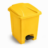 Step-On Trash Can by Glownary – 4 Gallon, 4.0 gallons, Resin, Yellow, Model 475stpkt4yl