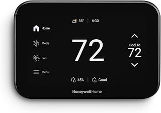 Honeywell Home THX1100B4/U ElitePro S1100 Thermostat, 5", Black