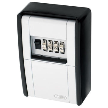 Combination Key Storage Box with Wall Mount by ABUS – 3.375-Inch, Metal, Black