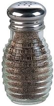 American Metalcraft Inc. 2 oz Beehive Salt or Pepper Shaker,Silver, 1 Count (Pack of 1)