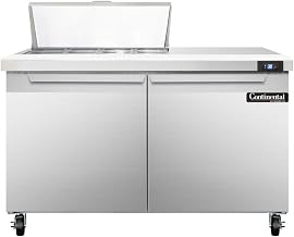 SW48-8C Sandwich Unit, 48" W, With 8 Pan Top Openings & 19" Cutting Board