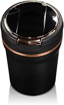 Car Ashtray, Detachable Car Ashtray with Lid Blue Led Light, Easy to Clean Up for Most Car Cup Holder 7x6.8 cm (Color : C) (B)