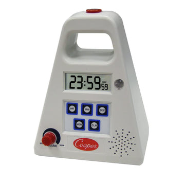 Atkins -0-3 Large Single Station Digital Kitchen Timer with Volume Control by Cooper – 1 pack, Plastic, Multicolor,red, Model FT24