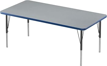 Correll Laminate Activity Tables with Gray Granite Finish A3048TF-REC-15-09-37