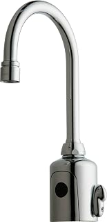 Chicago Faucets 116.681.AB.1T - HyTronic BLE Gooseneck Deck ACBU Ext Mix