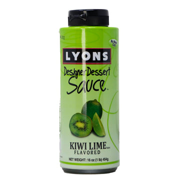 Kiwi Lime Designer Dessert Sauce (Pack of 12 Bottles) by Lyons – 12 x 16 oz