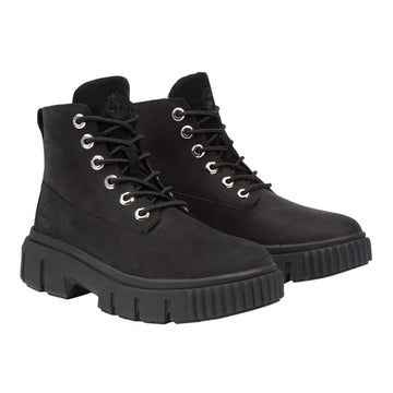 Women's Greyfield Leather Boot by Timberland – 8, nubuck, Black
