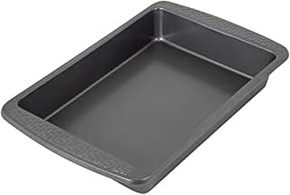 Chicago Metallic Everyday Nonstick 9x13 Inch Cake Pan | Carbon Steel Rectangular Baker, Gray, Even Heat Distribution, PTFE and PFOA Free Silicone Coating, Oven Safe to 450F