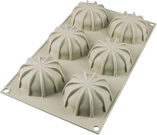 Silikomart Silicone Mould MINI GOCCIA, Non-Stick, Pack of 1 Cake Mould, Diameter 2.7 h 1.3 inches, Volume 20.9 oz