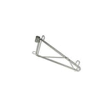 Post Mount Wall Brackets by Focus Foodservice – Single, metal, vinyl, Epoxy, Model FPMB18SCH