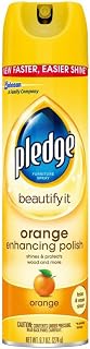 Pledge Orange Clean Furniture Spray 9.70 oz (Pack of 2)