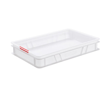DOUGH BOX POLYPROPYLENE 24 X 16IN WHITE by Araven – 5 Full-Size Pan Capacity, 19.02 ounces, Clear, Pack of 5, Model 06041
