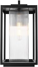 Ludlow One Light Outdoor Wall Sconce Black