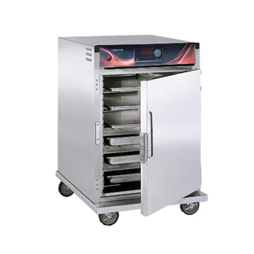 Mobile Heated Cabinet by Cres Cor – 4.5" W x 36" H x 18" D, Stainless Steel, Silver, Model H-137-SUA-6D-SD