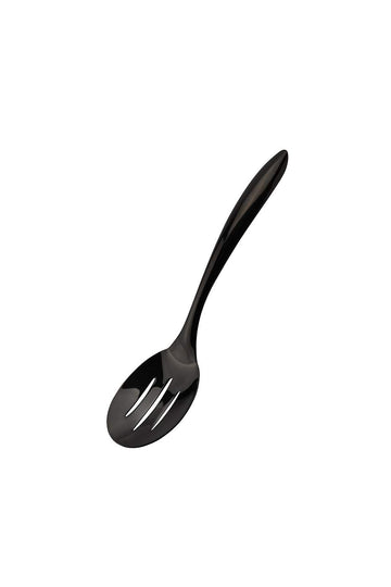 Tempo Slotted Spoon 10" by Cuisipro – 10-inch, Stainless Steel, Black, Model 7112681