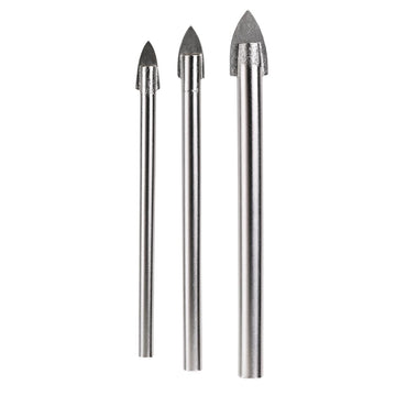 3 Pc Carbide Tipped Drill Bits Set | Sizes 5mm by DYNAMIC – 5mm, 6mm, 8mm, Carbide