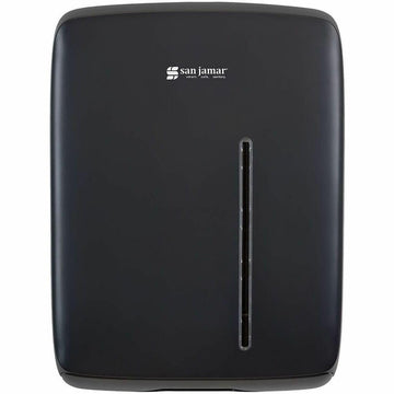 Timeless Folded Paper Towel Dispenser by San Jamar – Black, Model SJMT1500BK