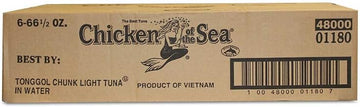 Chicken Of The Sea Chunk Light Tongol Tuna in Springwater, 66.5 Ounce - 6 per case.