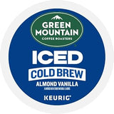 Green Mountain Coffee Roasters Almond Vanilla Cold Brew, Keurig Single-Serve K-Cup Pods, 10 Count