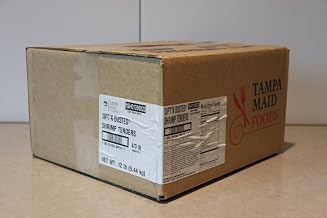 Tampa Maid Diptn Dusted Breaded Shrimp Tender, 3 Pound -- 4 per case.